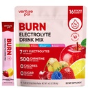 Venture Pal 2 in 1 Electrolyte Mix Powder Packets, Electrolytes Powder Sugar Free, Electrolyte Packets Bulk, Green Tea, Green Coffee, 16 Sticks Variety Pack