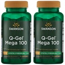 Swanson Q-Gel Mega 100 100 Milligrams 60 Sgels (2 Pack)