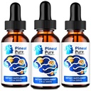 Pineal Pure Drops, Pineal Pure Blood Formula Support Liquid Drops, Official Formula to Support Cognitive Wellness, Fortify Memory, Focus & Concentration, PinealPure Gotas Reviews (3 Pack)