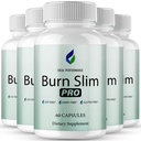 BurnSlim Gelatin, BurnSlim Capsules, Official BurnSlim Pills Pro, Maximum Strength, All Natural Keto Capsule to Sustain Active Lifestyle, Advanced Formula BurnSlimPro Reviews (5 Pack)