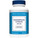 De vitamine Shoppe Magnesium Citrate 200mg tabletten - voor effectieve spierontspanning - Ondersteunt zenuw-, hart- en spierfunctie terwijl het stimuleren van energieproductie (300 tabletten)