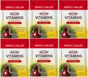 Durvet 6 Pack of Vitamins and Electrolytes for Poultry, 5 Grams, Makes 6 Gallons