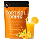 Cortisol Drink Powder | Cortisol Supplements for Women | Ashwagandha, L-Theanine, Turmeric Root, Black Pepper Extract for Relax & Focus, Healthy Cortisol Levels, Mental Clarity, Vegan, 6.3oz
