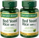 Nature's Bounty Red Gist Rice 600mg 120 Capsules (verpakking van 2)
