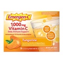 Emergen-C 1000mg Vitamine C Immune Support Poeder Tangerine 30CT bevat zink, Mangaan, 7 B Vitaminen en Elektrolyten voor Back to School Essentials
