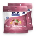 ZAND Immunity Cherry Echinacea Zinc Throat Lozenges 2 Pack - Good-for-You Dry Mouth Lozenges - Immune Support Supplement with Zinc 5mg - Soothe a Dry Throat - Natural Flavor, Gluten Free, 50ct ea