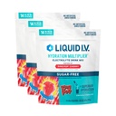 Liquid I.V.® Hydration Multiplier® Sugar-Free - Ring Pop Cherry | Electrolyte Powder Drink Mix | 3 Pack (42 Servings)