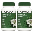 Rhodiola Rosea Capsules 500mg | Standardized for 3% Rosavins & 1% Salidroside | Supports Stress Relief, Mental Focus & Natural Energy | Non-GMO, Gluten-Free Supplement | 60 Capsules