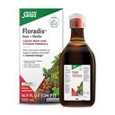 Floradix Iron & Herbs - Liquid Herbal Supplement for Energy Support - Iron Supplement with Vitamin C & Vitamin B Complex - for Men & Women - 16,9 floz