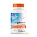 Doctor's Best Magnesium Citrate Supplement - Mag Citrate Caps 125 mg for Women & Men, Sleep & Calm Support for Adults, Occasional Constipation Relief, Non-GMO, Vegan, Gluten Free - 120 Veg Capsules