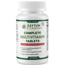 Zaytun Halal Multivitamin Tablets for Women and Men, 28 Essential Vitamin & Minerals with Iron, Magnesium, Biotin, Vegetarian, 90 Tablets - Made in USA