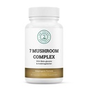 Complexe de champignons biologiques - 7 Mélange de champignons Immune Support Nootropic & Cognitive Health supplement with Organic Lion's Mane, Chaga, Maitake, Shiitake, Reishi, Turkey Tails, Cordyceps Mix