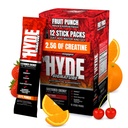 ProSupps Mr. Hyde Signature Pre Workout Drink Mix- Performance, Energy & Endurance with Creatine, Beta Alanine & Caffeine - Clean Gym Supplements for Men & Women (Fruit Punch, 12 On-The-Go Packets)