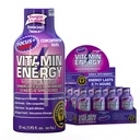 Vitamine Energie Focus+ Extra sterkte Energie Shot Berry 12 Pack, 260mg Natural Cafeïne, B-Vitamins, CoQ10, Aminozuren, Focus, Productiviteit & Duidelijkheid, Zero Sugar, Gluten-Free, 1,93 fl oz