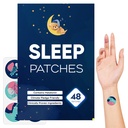 RAAYAM 48 Pack Upgraded Deep Sleep Patches for Adults, Melatonin Patch for Adults, All Natural Deep Sleep Patches, Quick Acting Ingredients, for Men and Women, Easy to Use-Blue