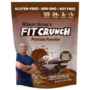 FITCRUNCH Tri-Blend Whey Protein, Keto Friendly, Low Calories, High Protein, Gluten Free, Soy Free (18 Servings, Chocolate Deluxe)