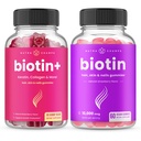 NutraChamps Biotin+ & Biotin. Het complete duo voor haar, huid en nagels.