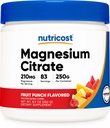 Nutricost Magnesium Citroenpoeder (Fruit Punch, 250 Gram)