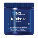 Prolongation de vie Poudre D-Ribose, Dissoudre dans le liquide pour encourager la production d'énergie cellulaire et soutenir la santé cardiaque et musculaire, sans gluten, non OGM, végétarien, 150 grammes