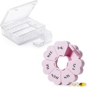 Kleine plastic kraal opslag voor sieraden maken en pil Organizer schattig