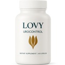 Lovy Urocontrol Capsules, Bladder Health Supplement, Maximum Strength Formula with Magnesium, Cranberry, Pumpkin Seed, Red Clover, Sea Buckthorn Fruit Powder, Non-GMO, Gluten Free, 60 Capsules (1)