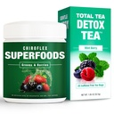 Total Tea Slimming Detox Tea Caffeine Free and Superfood Greens Powder Supplement