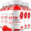 (5 Pack) SlimX Keto ACV Gummies - Advanced Formula Slim X Keto Plus ACV Gummies Apple Cider Vinegar SlimX ACV Gummies Dietary Supplement Reviews Men Women (300 Gummies)