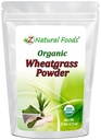 Organic Wheatgrass Powder - Bulk 5 lb Size - 100% Pure, Raw, Non-GMO, Vegan - Amazing Green Superfood for Smoothie, Juice, Shakes, Recipes - Natural Plant Protein Source