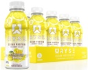 RYSE Clear Protein Drink - Country Time Lemonade - 100 Calories, 22g Whey Isolate Protein Shake, Sugar-Free, 0g Fat & Lactose-Free - Refreshing Ready-to-Drink Beverage - 16.9 fl oz Bottles (12-Pack)