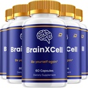 (5 Pack) BrainXCell Advanced Formula Supplement Capsules – Brain X Cell Pills Natural Blend Focus Memory Support and Reviews, 300 Capsules