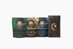 Koa Kava Premium Sample Kit: Medium Grind Tongan, Vanuatu Waka en Fijian Waka Kava Poeder