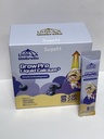 Organic Growth Support Supplement for Kids & Teens, Calcium, Lysine, Magnesium, Zinc, Vitamin D3 & K2, Bone Health & Daily Nutrition, Easy-to-Absorb Liquid Sticks, No Sugar, Blueberry Yogurt Flavor