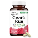 Wild & Organic Goats Rue Capsules 1200 mg - Lactation Supplement with Goat's Rue Herb - 120 Vegan Capsules for Breastfeeding & Lactation Support - 2-Month Supply - No Fillers, Non-GMO