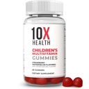10X Health Children’s Methylated Multivitamin Gummies - 60 Count Kids Multivitamin Gummies, Complete Daily Nutrition - Immunity, Bones & Energy - Strawberry Watermelon Flavor