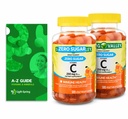 Zero Sugar Vitamin C Gummies Dietary Supplement, 250 mg, 120 Ct (2 Pack) Bundle with Exclusive Vitamins & Minerals - A to Z -Better Ligth&Spring Guide
