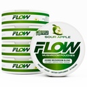 Flow Pouches Mushroom Nootropic Pouches, 600mg Lion's Mane Reishi Cordyceps Energy Pouches for Focus and Clean Energy, Caffeine Free Sugar Free Nicotine Free, Now Made in USA (5 Cans, Sour Apple)