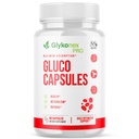 Gluco Capsules, Official Glykonex Pro Gluco Pills with All Natural Ingredients, Maximum Strength Glykonix Supplement Premium Vitamins Supporting Optimal Wellness and Health Naturally (60 Capsules)