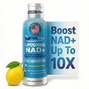 Herbtonics Liposomal NAD+ for Cellular Energy | Supports Healthy Aging, Focus & Metabolism | Liposomal Delivery - Designed for Superior Absorption | 120ML Vegan Liquid Supplement (1 Month Supply)