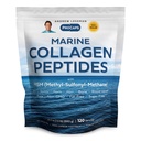 ANDREW LESSMAN Marine Collagen Peptides Powder and MSM 120 Servings - Supports Radiant Smooth Soft Skin, Comfortable Joints. Pure. Super Soluble No Fishy Flavor No Additives Non-GMO