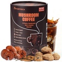 Mushrooms Coffee 10 in 1 (Lion's Mane, Cordyceps, Turkey Tail & Other) Ashwagandha Magnesium Multivitamins, 2000mg Mushroom Instant Coffee Powder for Energy, Digestion, Immune Support, 30 Servings for Home & Outdoor