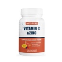 Vitamine C 1000mg met Zink, Rose Hips en Citrus Bioflavonoïden, Immune Support Supplement Antioxidanten Bescherming, 120 Capsules