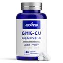 GHK-Cu Copper Peptide Supplement, Liposomal Formula, Promotes Skin Repair, Radiant Skin Elasticity, Hair Health Support, 120 Vegan Capsules