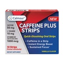 Caffeine Plus Strips 10 Pack | 50mg Caffeine + L-Theanine & B12 Oral Dissolvable Energy Strips | Fast-Acting Alternative to Caffeine Pills, Pouches & Gummies | Vanilla, Melts on Tongue