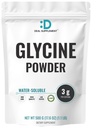 DEAL SUPPLEMENT Glycine Powder 3g Per Serving, 500g (1.1lb), Sleep Support* | Free-Form Glycine Amino Acid Supplement | Unflavored, Water-Soluble | Non-GMO, Gluten Free