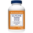 The Vitamin Shoppe Glycine Powder 3000mg - Restful Sleep & Relaxation | Nervous System Support Amino Acid | 8 oz 75 Servings | Vegan