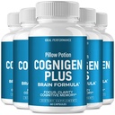 Cognigen Plus Capsules, Official Cognigen Plus Supplement for Brain Health & Memory Support Pills - Maximum Strength, Advanced Nootropic Pills, All Natural CognigenPlus Support Reviews (5 Pack)