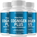 Cognigen Plus Capsules, Official Cognigen Plus Supplement for Brain Health & Memory Support Pills - Maximum Strength, Advanced Nootropic Pills, All Natural CognigenPlus Support Reviews (3 Pack)