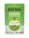 Biena Edamame Beans Snack High Protein Snacks – Healthy Office Snacks For Adults and Kids, 13g of Protein, 130 Low Calorie, Crunchy Edamame, Vegan, Low Carb, Gluten-Free, Chili Lime, 4 pk, 4.75oz Bag