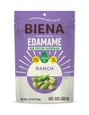 Biena Edamame Beans Snack (Ranch) – High Protein Snacks - 12g Protein per Serving - Crunchy Roasted Edamame Beans Made with Avocado Oil – Vegan, Low Carb, Gluten-Free – 4-Pack, 4.75oz Bags