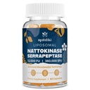 Marafiki Liposomal Nattokinase Supplement 12,000 FU with Serrapeptase 360,000 SPU, Multi Enzyme Complex with Vitamins, Minerals & Inulin
